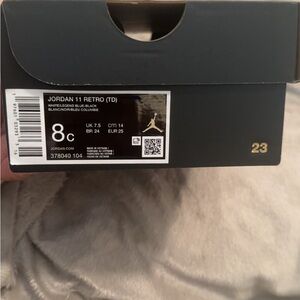 Jordan 11 Retro (size 8C) & Jordan suit (size 3t) BRAND NEW